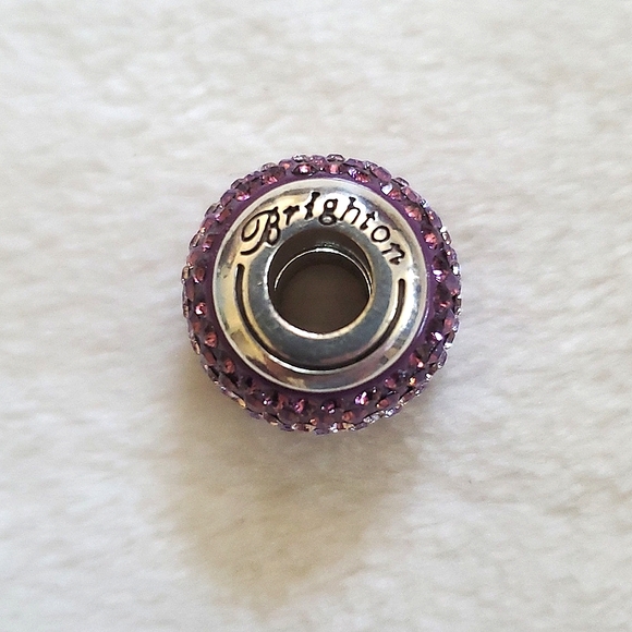 New Without Tags Brighton Cupid's Kiss Large Bead Purple - Picture 4 of 6